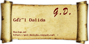 Gál Dalida névjegykártya